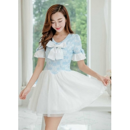 dress wanita korea D2188