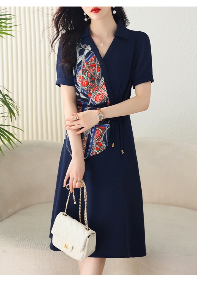 dress wanita korea D7959