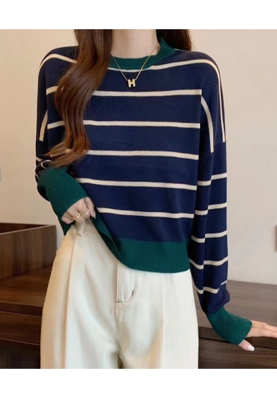 blouse rajut wanita korea import T8117