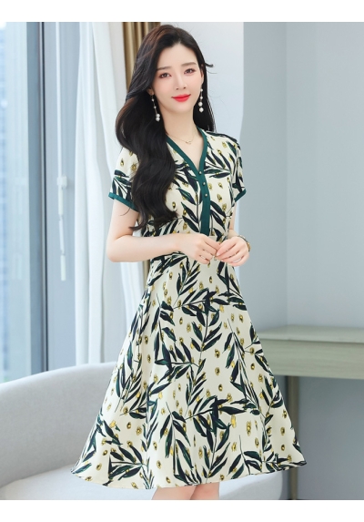 dress wanita korea D7954