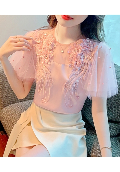 blouse wanita korea import T8120