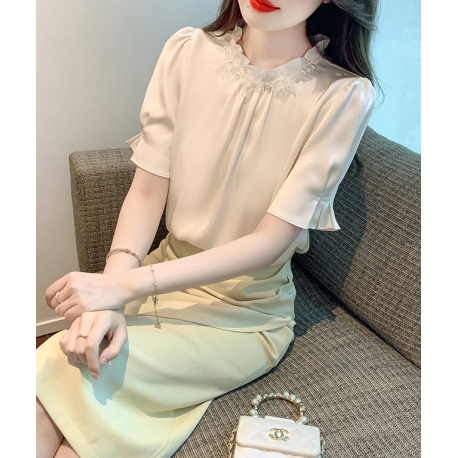 blouse wanita korea import T8129