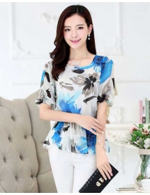 blouse chiffon import T2208