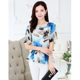 blouse chiffon import T2208