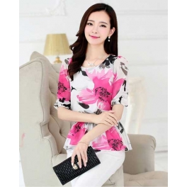 blouse chiffon import T2209