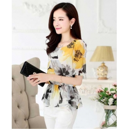 blouse chiffon import T2210