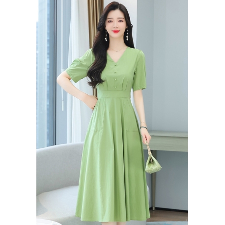 dress wanita korea D7974