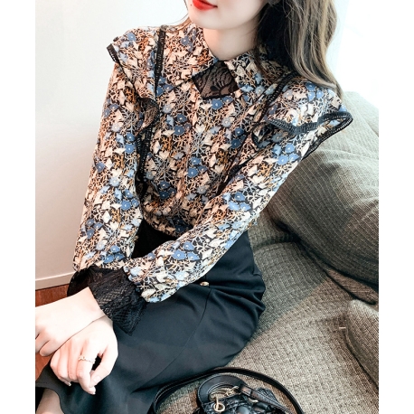 blouse wanita korea T7504