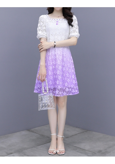 dress wanita korea D7978