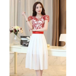 midi dress korea D2233