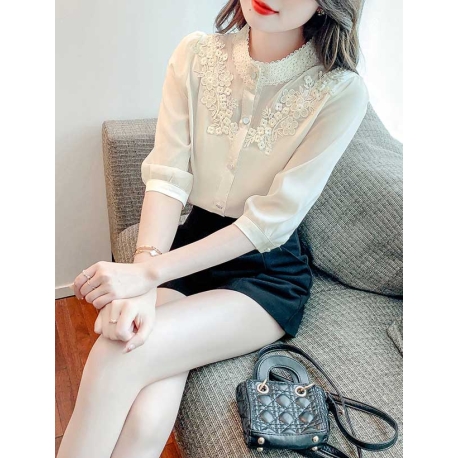 blouse wanita korea T8144