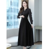 long dress wanita korea D7992