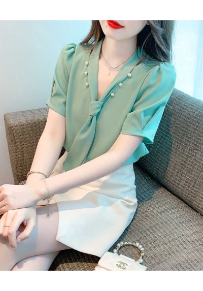 blouse wanita korea T8158