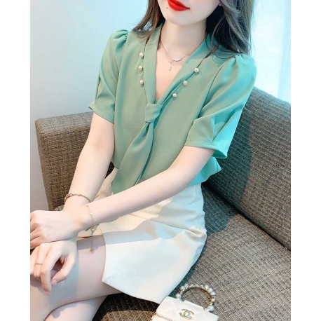 blouse wanita korea T8150