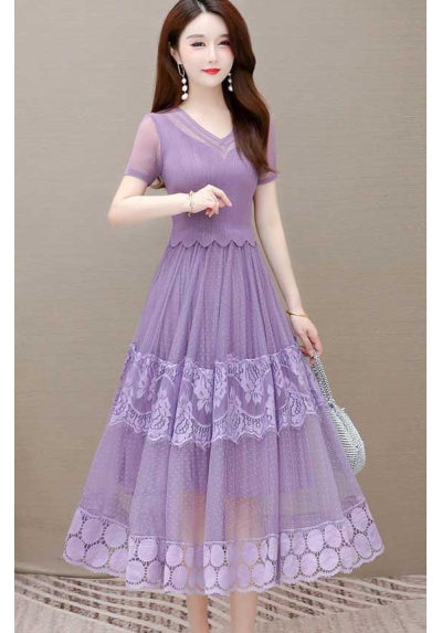 dress wanita korea D7988