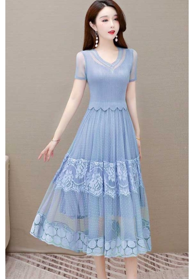 dress wanita korea D8002