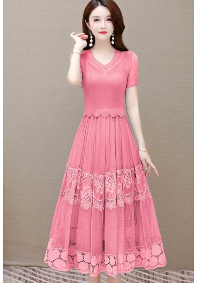 dress wanita korea D8005
