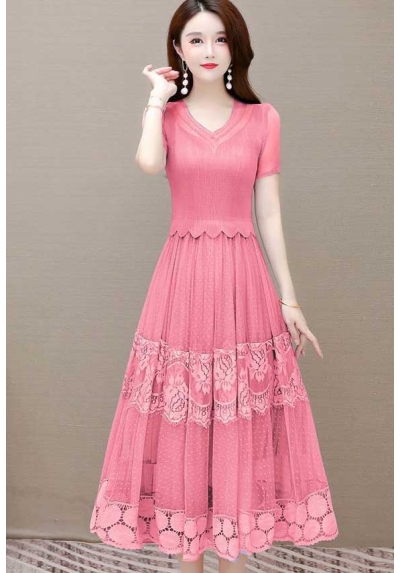 dress wanita korea D8002