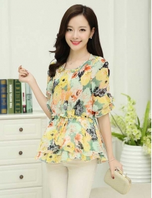 blouse chiffon import T2220