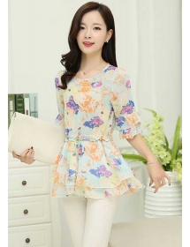 blouse chiffon import T2221
