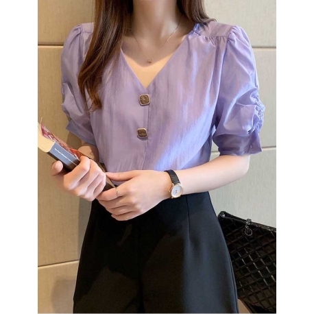 blouse wanita korea T8170