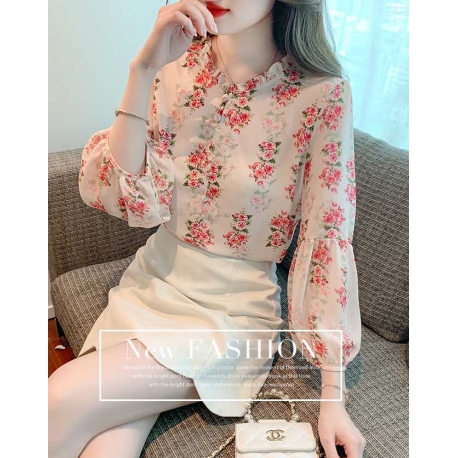 blouse wanita korea T8190