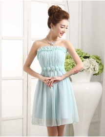 dress pesta model kemben D2301