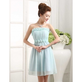 dress pesta model kemben D2301