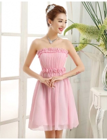 dress pesta model kemben D2302