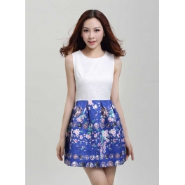 dress wanita korea D2323