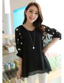 blouse chiffon import T2269