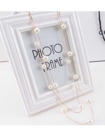 kalung mutiara panjang TT0409