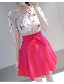 dress wanita korea D2399