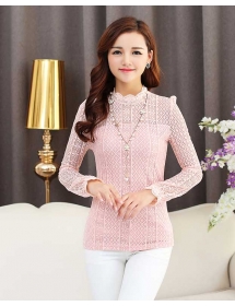 blouse brukat lengan panjang T2360