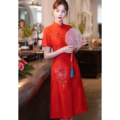 dress cheongsam import D8280