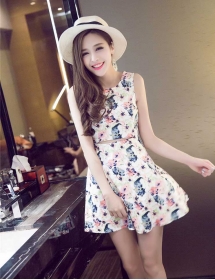 dress wanita import D2441