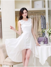 dress wanita korea D2476