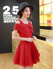 dress wanita korea D2502