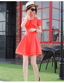 dress wanita korea D2503