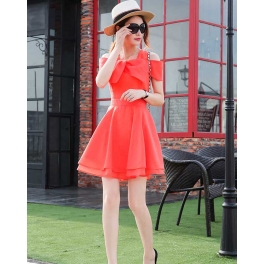 dress wanita korea D2503