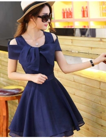 dress wanita korea D2504