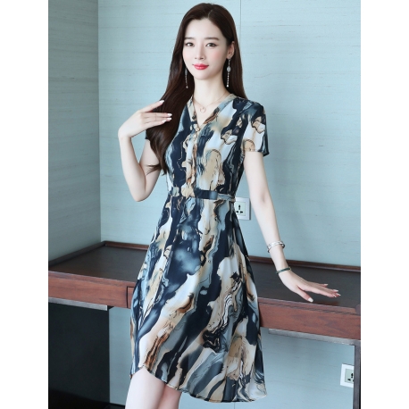 dress wanita korea import  D8381