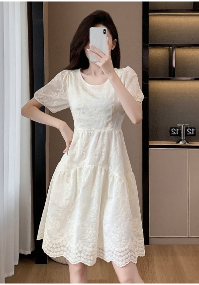 dress wanita korea import  D8389
