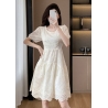 dress wanita korea import  D8389