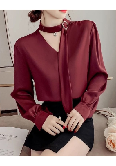 blouse  wanita korea import T8646