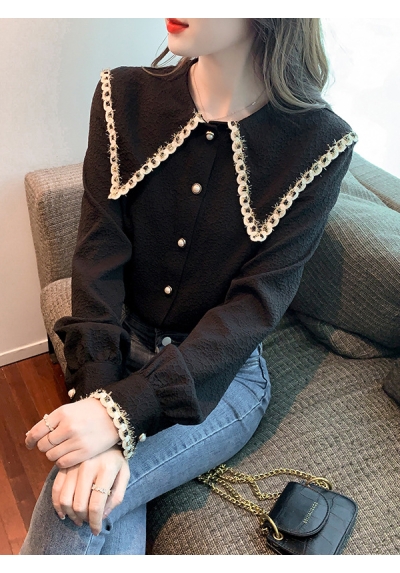 kemeja wanita import lengan panjang T8600
