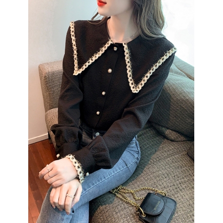 kemeja wanita import lengan panjang T8600