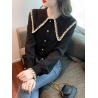 kemeja wanita import lengan panjang T8647