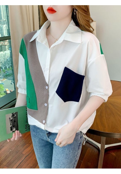 kemeja oversize wanita import T8616