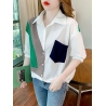 kemeja  wanita import T8650